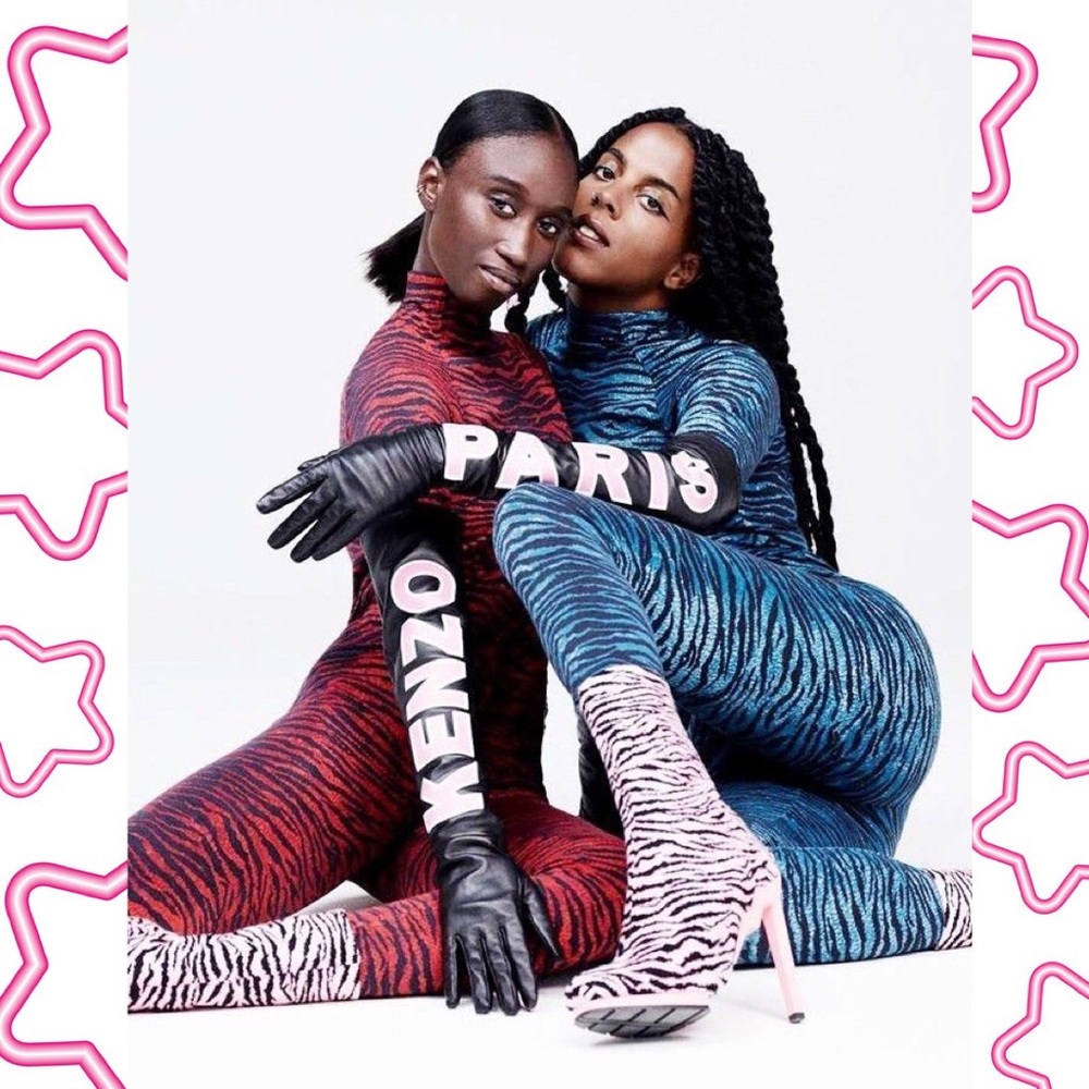 Kenzo x H&M Red Tiger Stripe Turtleneck